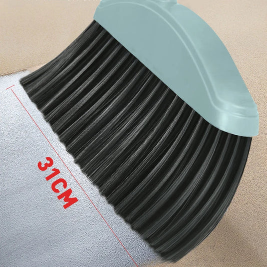 Broom set household broom and dustpan combination non-stick hair broom long handle plastic broom broom