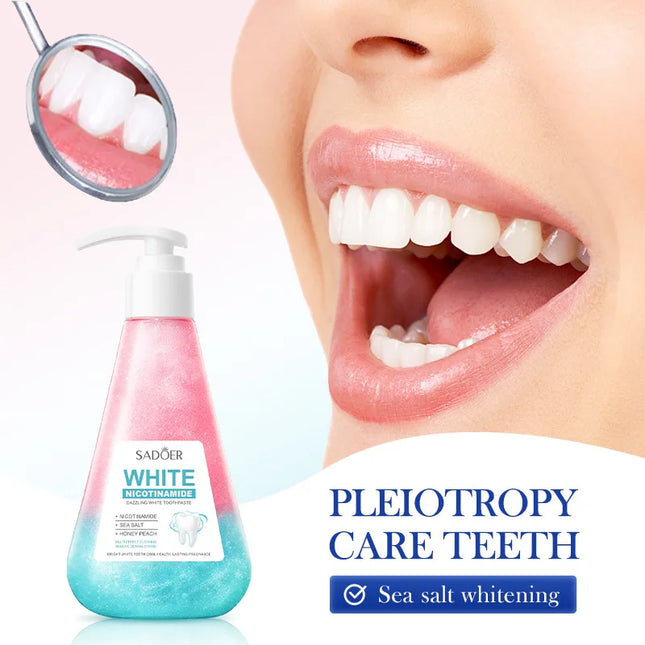 Niacinamide Toothpaste Whitening Teeth Remover Stain Cleans Teeth and Mouth Fresh Breath Toothpaste 220g