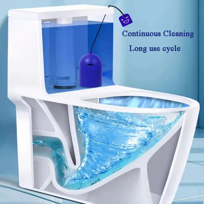 1/2pcs Toilet Cleaners Portable Long-Lasting Powerful Deodorant Slow-Release Effervescent Agent for Bathroom Automatic Cleaning