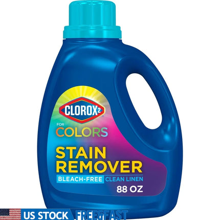 Powerful Stain Remover Laundry Additive Bleach Free Color Safe Multi-Surface Cleaner 88 Fl Oz Odor Eliminator Brightens Whites