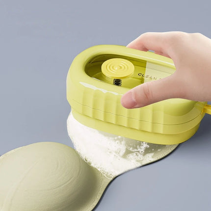 Brosse de nettoyage multifonctionnelle pour vêtements avec distributeur de savon
