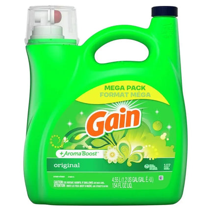 Laundry Detergent and Fabric Softener Set Gain Original Scent Anti-Static