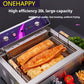 Commercial Electric Fryer - Single Cylinder Large Capacity Fryer for French Fries and Dough Sticks