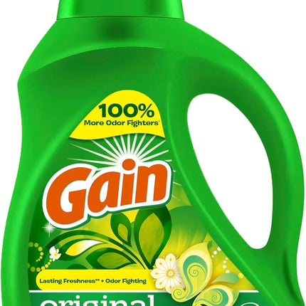 Lessive Liquide Parfum Original – 61 Lavages (88 fl oz) | Fraîcheur Longue Durée, Nettoyage en Profondeur, Compatible HE, Efficace à l’Eau Froide