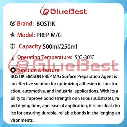 BOSTIK SIMSON PREP M/G M G-  Activateur et nettoyant de surface écologique