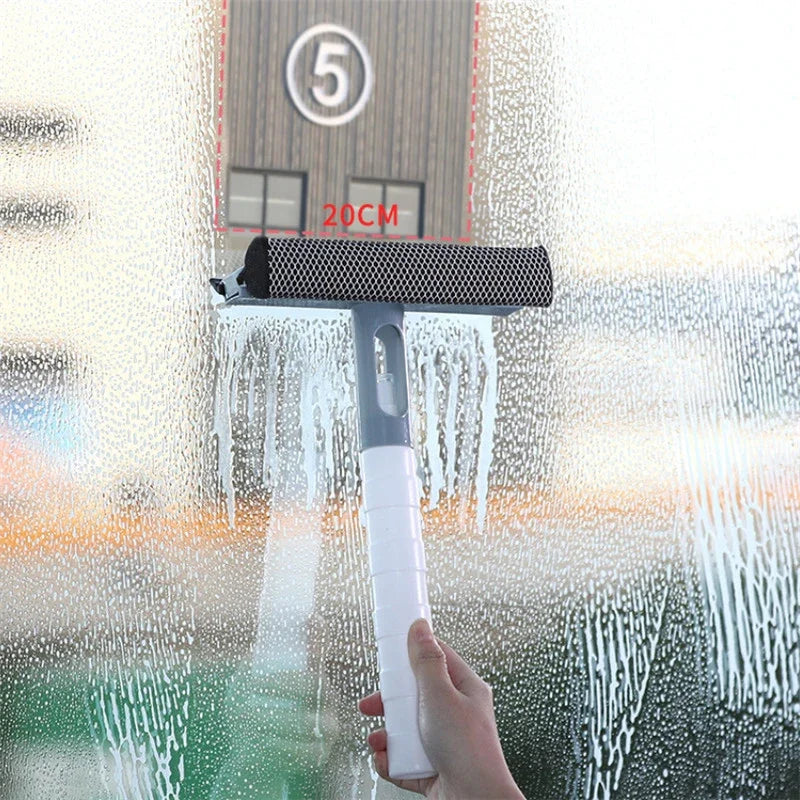 Cleaner Glass Wiper Multifunctional Household Window Toilet Tool Double-sided Wipe Window Cleaner Squeegee Kitchen Accessories