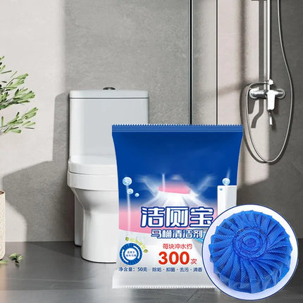 Toilet Bowl Cleaner Tablets Automatic Toilet Tank Long-Lasting Cleaners Stains Remover Bathroom Safe Descaling Deodorizing S3U0