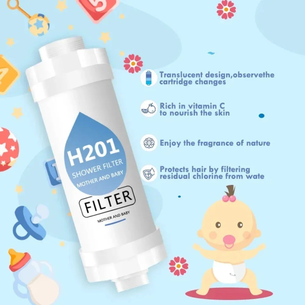 3 in 1 Shower Filter Remove Chlorine Soften Skin Hair Universal Fit All Shower Heads Bathroom Water Purifier Family Safe