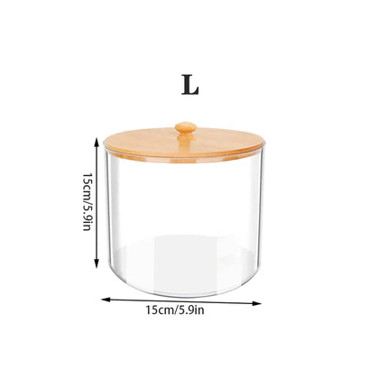 Conteneur de lessive en poudre acrylique grande capacité - E-menage