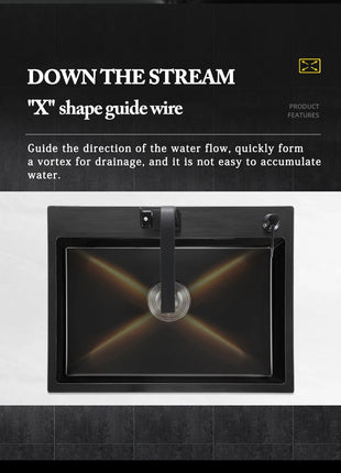 DQOK Stainless Steel Kitchen Sink Slot Dish Basin Kitchen sink Drain Basket And Drain Pip Rectangular