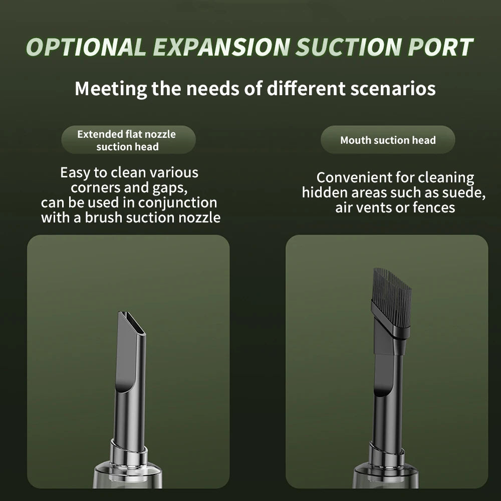 Car Cordless Vacuum Cleaner Portable Large Suction Household Cleaning Equipment Handheld Dust Collector Small Mini Dust Blower