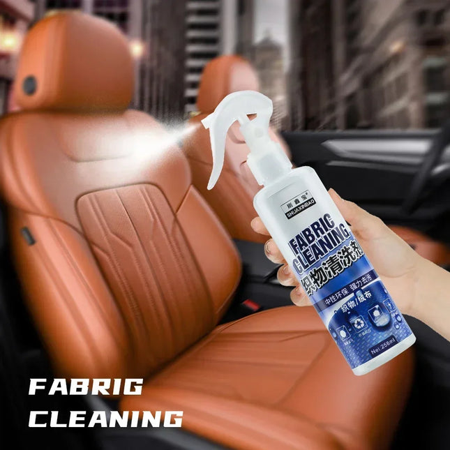 1 Nettoyant intérieur de voiture, nettoyant pour plafonds, cuir, flanelle, tissu tissé