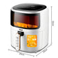 Multifunctional 6L Air Fryer Oven Fryer Oil Free Electric Deep Digital Air Fryers With Visible Window