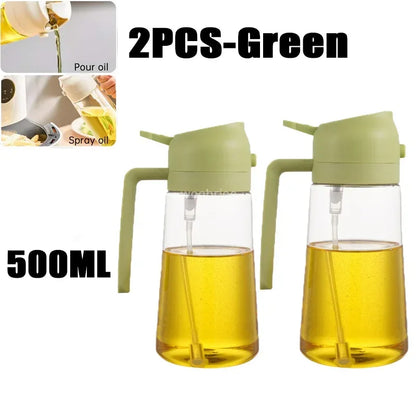 Oil Dispenser Seasoning Accessories Oil Cruet Bottle Oil Spray Kitchen Utensils for Kitchen Barbecue Oils Sprayer Container