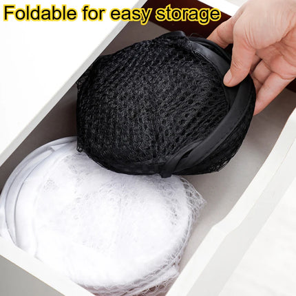 Panier à linge sale grande capacité, en maille, ventilé, pliable, portable - E-menage
