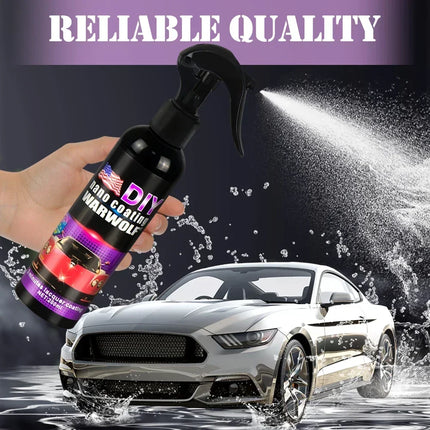 spray de revêtement céramique 9H pour voiture, liquide, imperméable , anti-rayures - E-menage