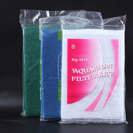 Filtre biochimique pour aquarium, éponge blanche en coton - E-menage