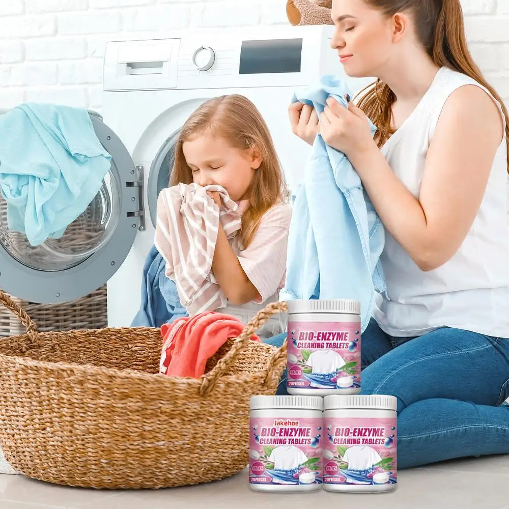 Feuilles de Lessive Enzymatiques Douces – 20 Pièces | Format Portable, Action Rapide, Sans Produit Chimique, Détachant Puissant & Protection des Couleurs – Idéales pour Voyage, Coton, Lin et Soie