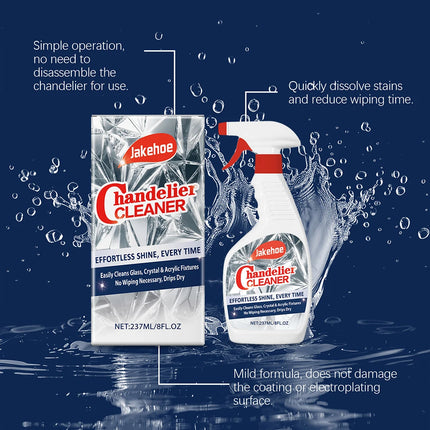 Nettoyant Lustres en Cristal Spray MAKEUPEATING – Dépoussiérant Sans Rinçage, Nettoyant Puissant pour Lustres, Surfaces Délicates