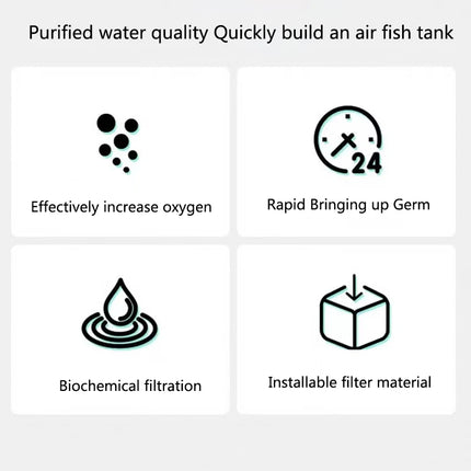 Éponge filtrante double usage pour aquarium, coton bio - E-menage