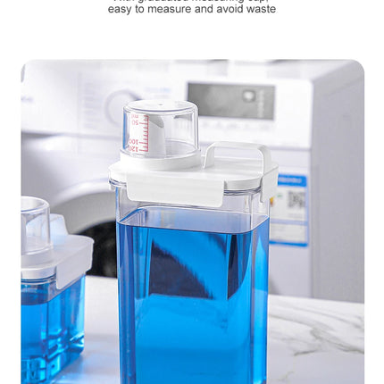 Contenant hermétique pour lessive liquide surdimensionnée