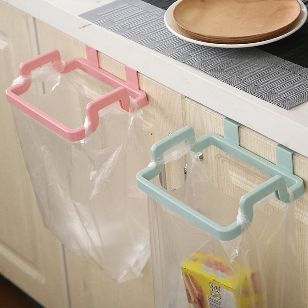 1 Pc Hanging Garbage Bag Rack Garbage Bag Storage Rack Portable Cabinet Garbage Rack Kitchen Gadgets