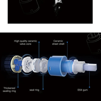 Robinet de cuisine moderne et luxueux AITANA en laiton doré, à douchette extractible et poignée unique pour eau chaude et froide, 3 fonctions.