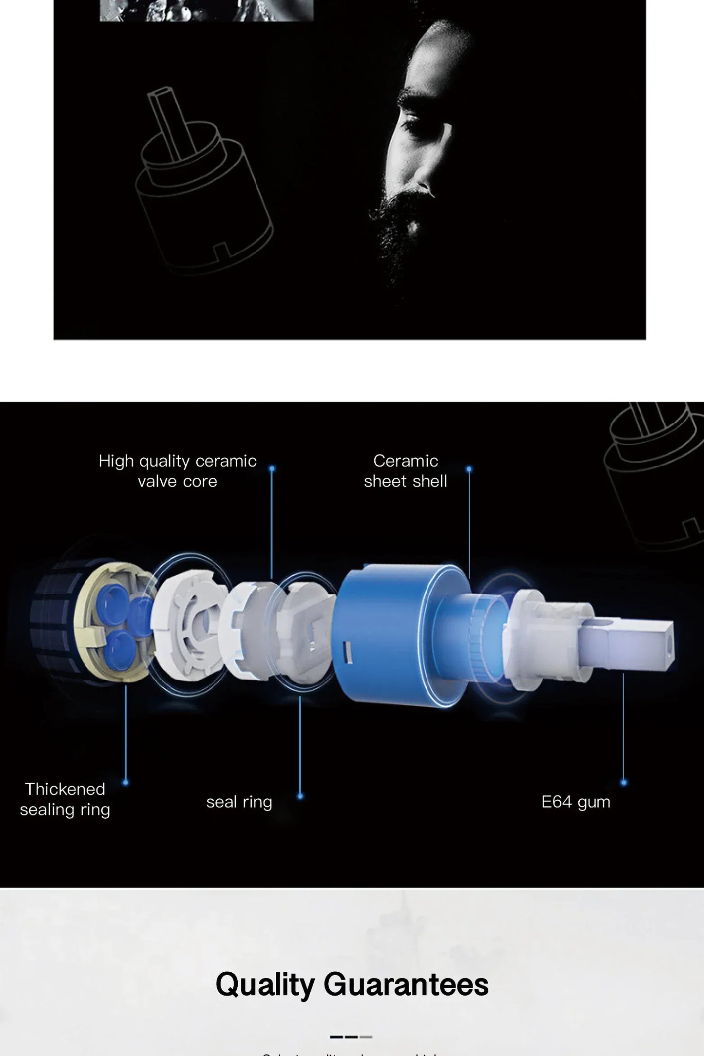 AITANA Modern Luxury Golden Brass Kitchen Faucet Pull-Out Design Single Handle for Hot And Cold Water 3 Functions Sink Faucet