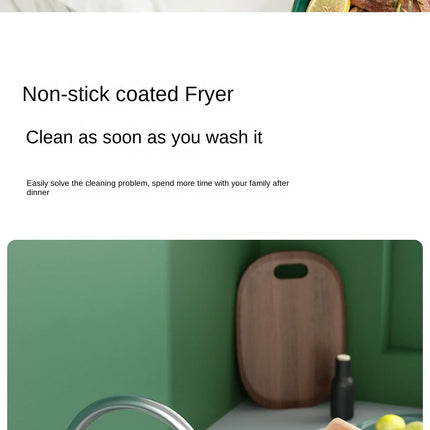 Friteuse à air chaud et four combinés 220 V AUX : multifonctionnels, entièrement automatiques, sans huile, faciles à nettoyer.