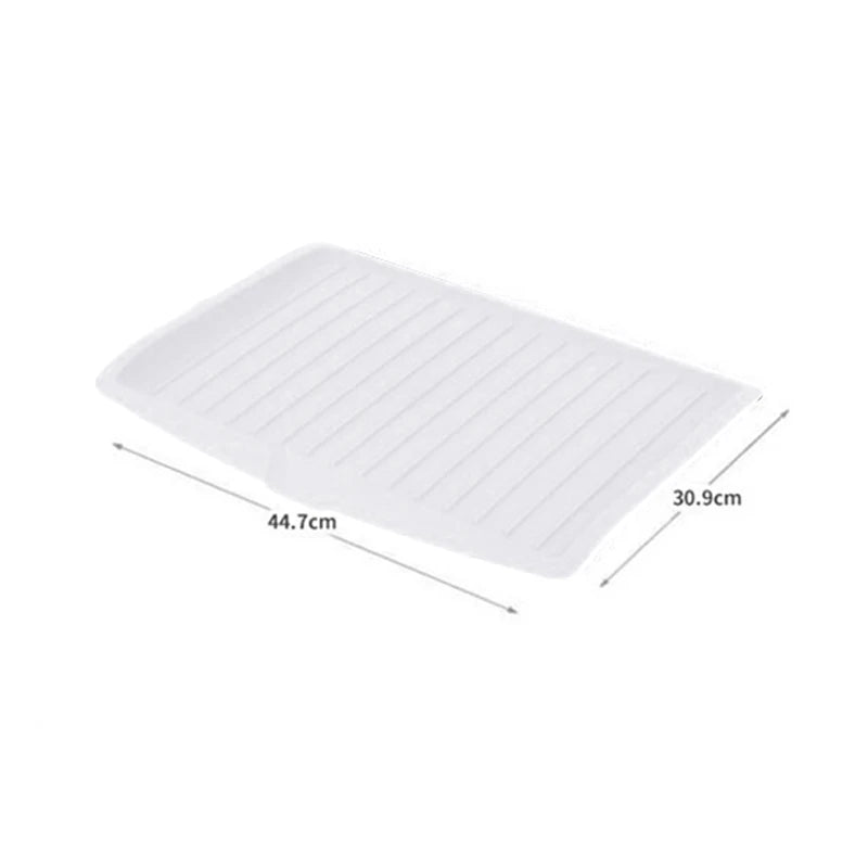 Égouttoir de cuisine en silicone, plateau égouttoir à vaisselle, grand égouttoir pour évier, organisateur de plan de travail, égouttoir pour vaisselle de cuisine