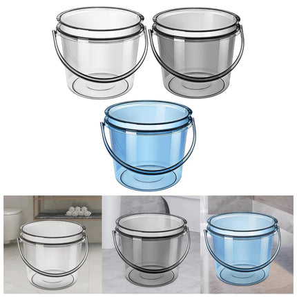 Water Bucket with Lid Water Pail Laundry Bucket Cleaning Bucket for Household - E-menage