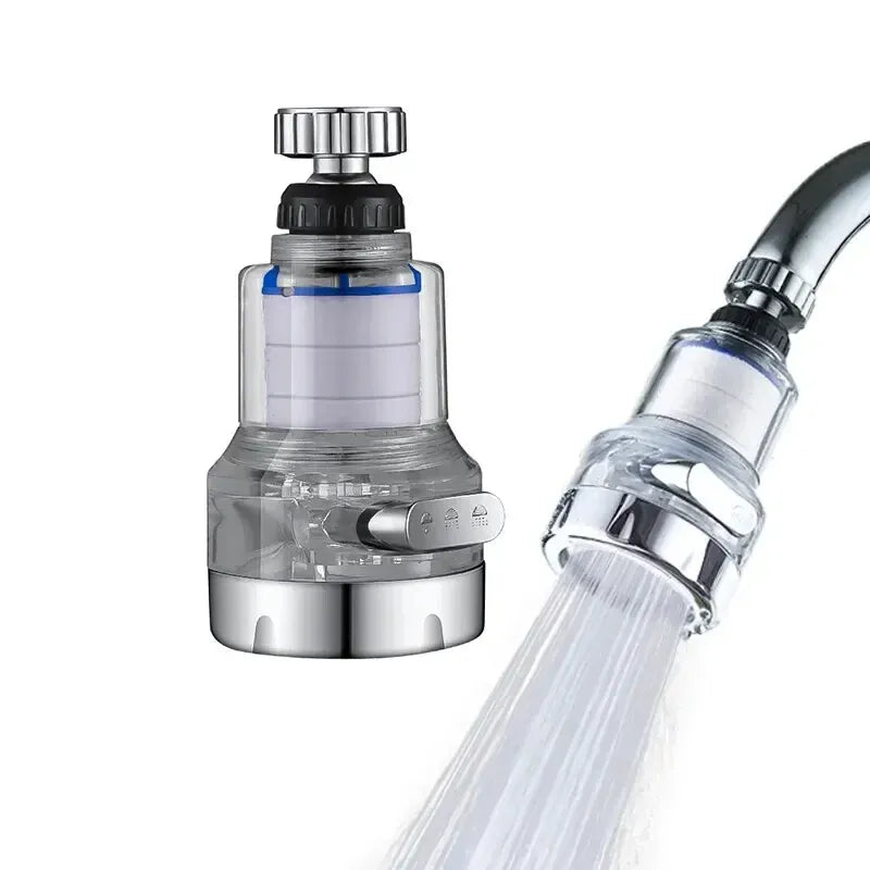 Kitchen faucet filter 360 Rotating Water Purifier Filter Universal For Bathroom Household Shower Filter PP Cotton High Density