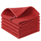 serviette rouge / 5pcs