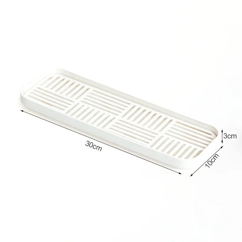 Plastic Drain Rack Dish Cup Drainer Dryer Tray Sink Dinnerware Drying Rack Worktop Kitchen Organizer Water Filter Tray Shelf