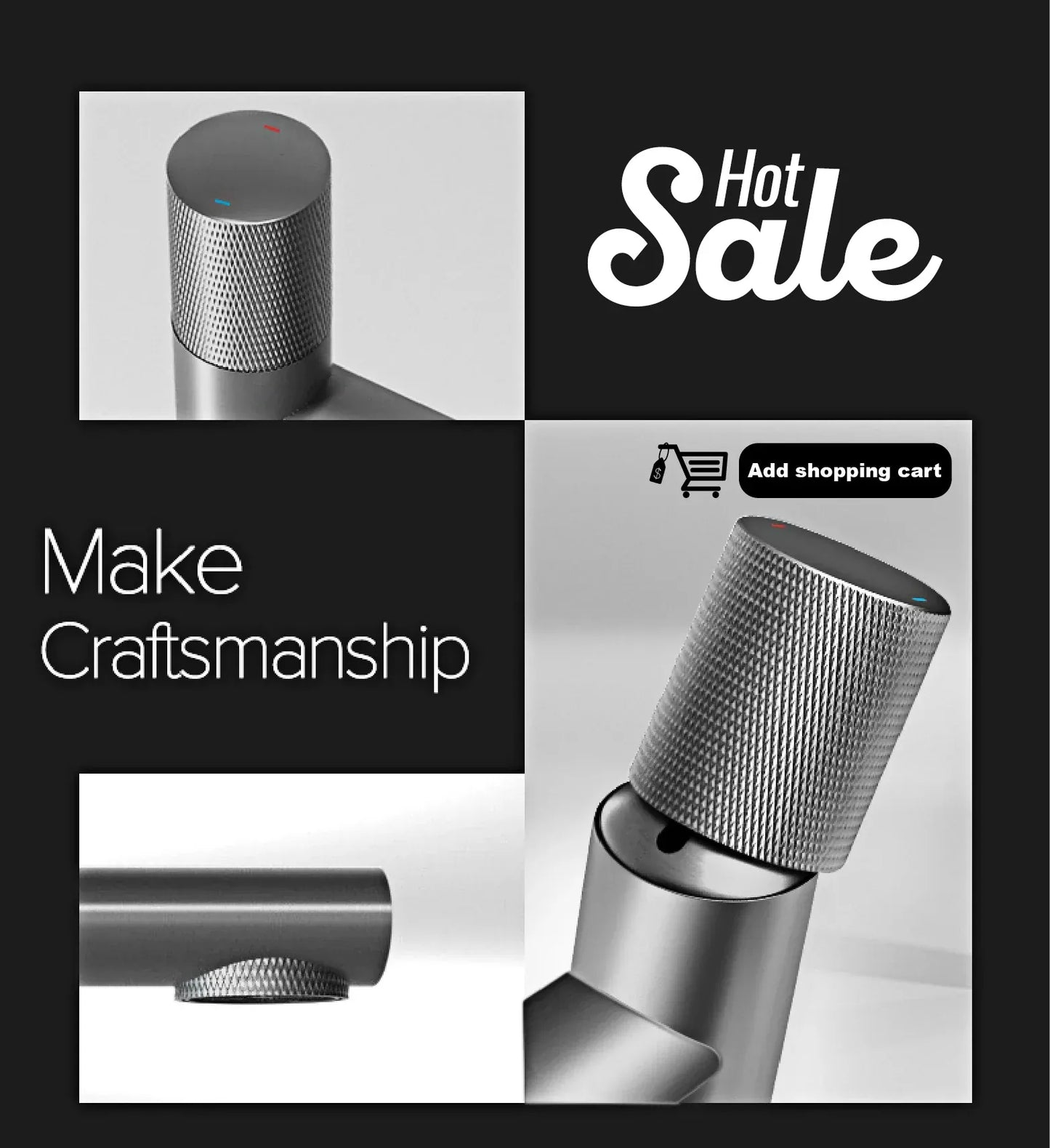 Luxury chrome brass kitchen faucet magnetic suction design with filtered water single hole cold and hot dual control sink faucet