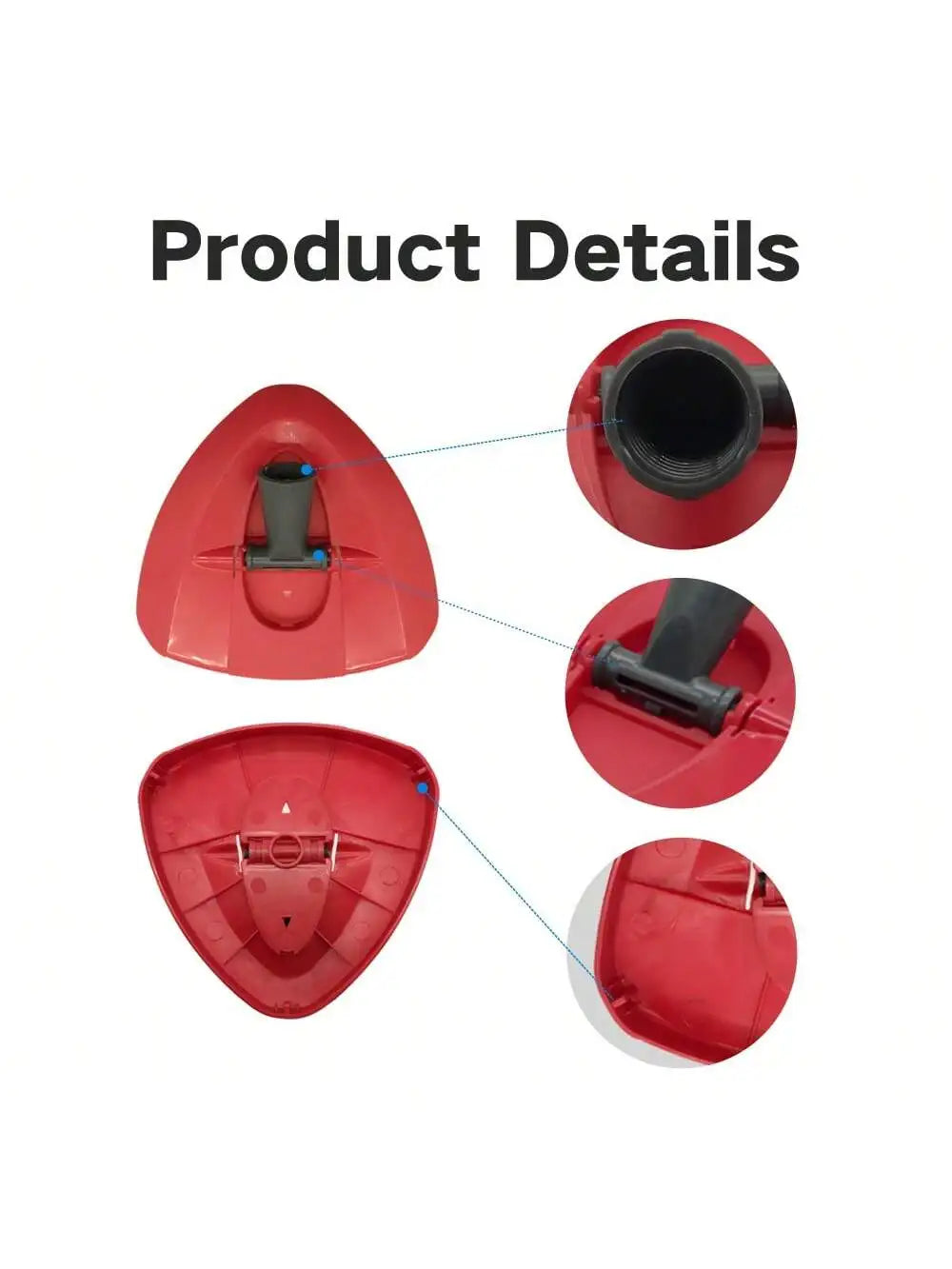 1 Rotating Mop Base Compatible with O-cedar and Vileda, Replacement Parts Fits For 1 Tank 360° Spin Mop Accessory