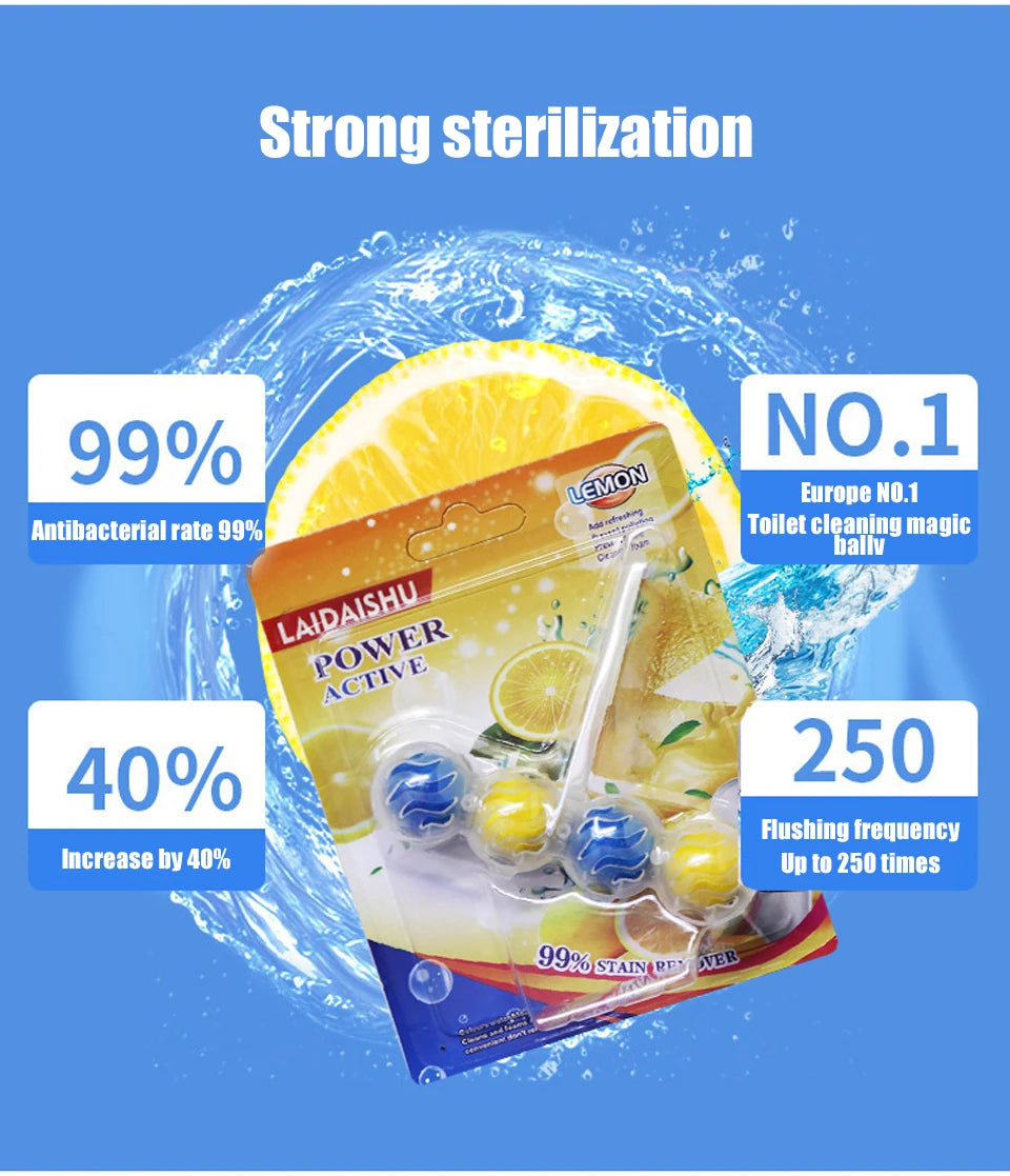 16/12/8//4Pcs Toilet Cleaner Home Fragrance Cleaning Supplies Drain Toilet Hanging Detergent Balls Bathroom WC Perfume Freshener