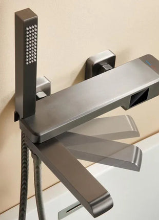 Brass Bathtub Faucet Bathroom Faucet Bath Faucet Shower Mixer Crane Digital Display Faucet for bathroom Waterfall Spout