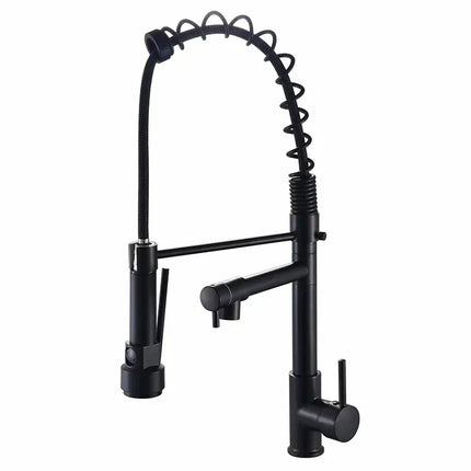 Robinet de cuisine GEGVE, robinet amovible en laiton brossé, robinet d'appoint pour accessoires de cuisine, bec extractible, eau chaude et froide