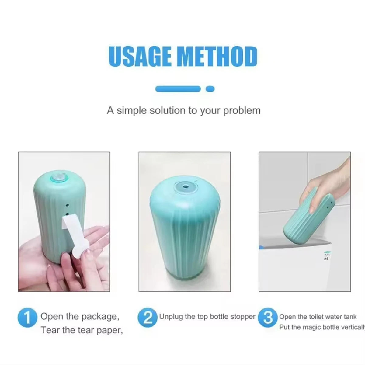 1/2/3/5 Pcs Toilet Cleaner Deep Pipeline Clean Technology & Long-Lasting Stain Prevention | Ideal for Home Bathroom Maintenance