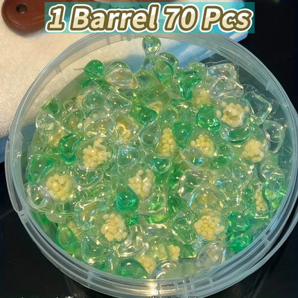 Perles de Lessive Concentrées – 70 Capsules Nettoyantes | Détachage Puissant, Parfum Longue Durée & Linge Éclatant | Détergent Actif Haute Efficacité, Facile à Utiliser – Marque CNDK