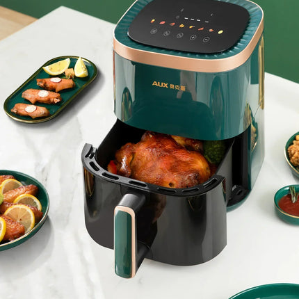 Friteuse à air chaud et four combinés 220 V AUX : multifonctionnels, entièrement automatiques, sans huile, faciles à nettoyer.