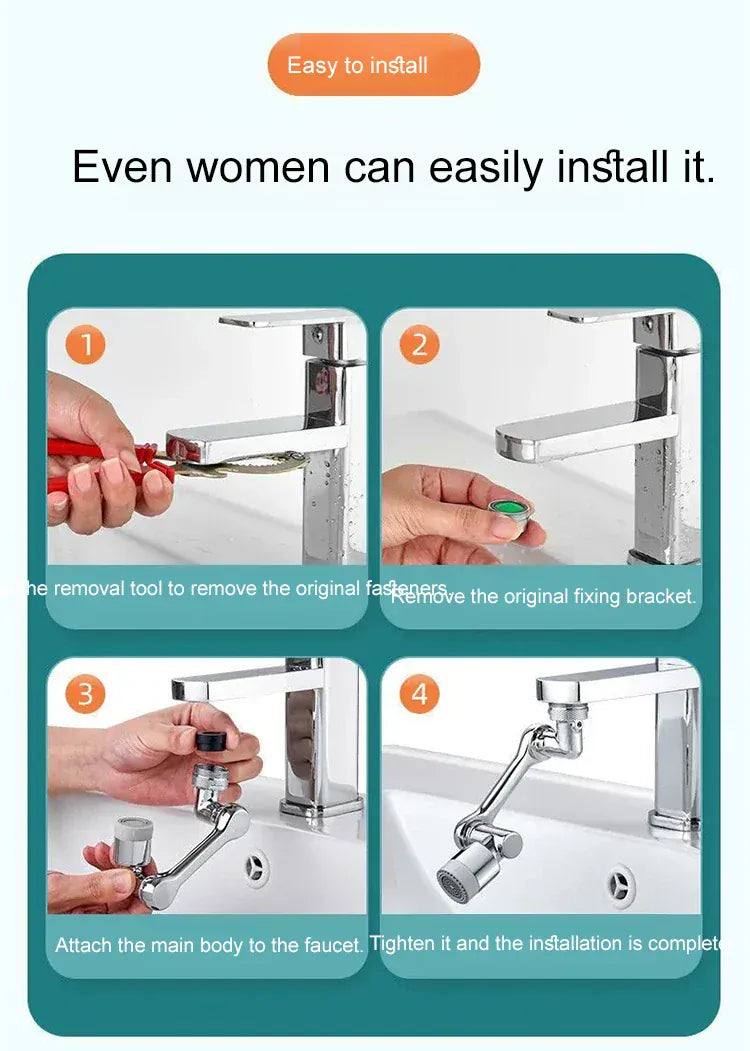 Spinning Faucet Faucet Emergency demand Easy to use Stainless steel Wide range of applications Splashproof faucet