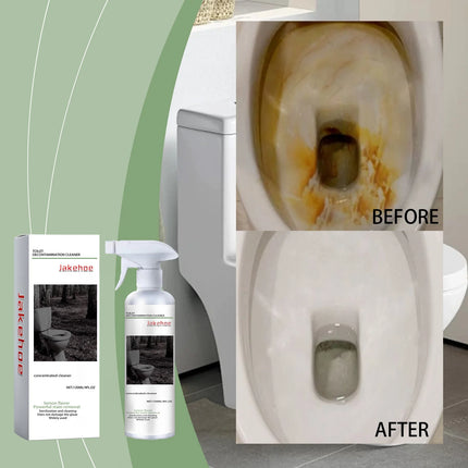 Toilet Bowl Cleaner Powerful Stain Remover for Urine Scale Hard Water Stains Fast Decontamination Ceramic Tile Polishing Spray
