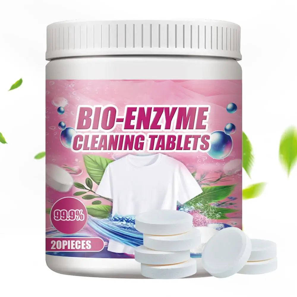 Feuilles de Lessive Enzymatiques Douces – 20 Pièces | Format Portable, Action Rapide, Sans Produit Chimique, Détachant Puissant & Protection des Couleurs – Idéales pour Voyage, Coton, Lin et Soie