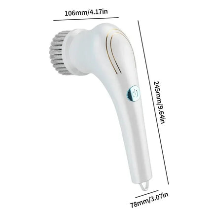Brosse à vaisselle électrique multifonction 5 en 1 pour la cuisine, le bain, les canalisations et la salle de bain