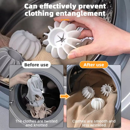 Laundry Ball Reusable Clothes Hair Cleaning Tool Pet Hair Remover Washing Machine Cat Hair Catcher Laundry Ball - E-menage