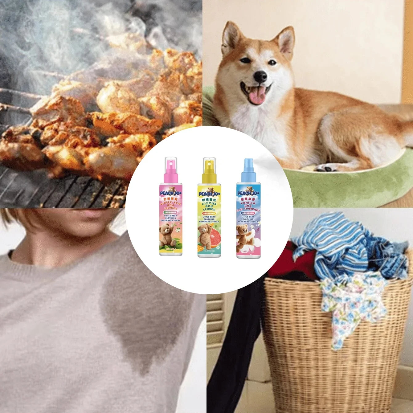 1/3Pcs Clothing Fragrance Sprays Natural High Grade Aromatherapy Spray White Tea Vanilla Soap Scented Home Cabinet Air Freshener