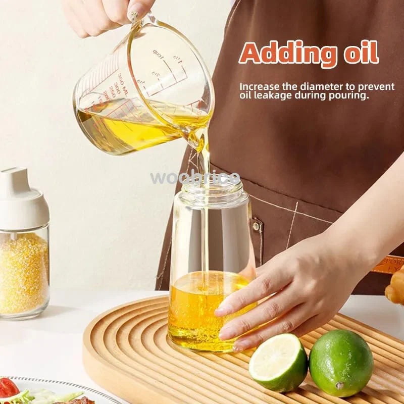 Oil Dispenser Seasoning Accessories Oil Cruet Bottle Oil Spray Kitchen Utensils for Kitchen Barbecue Oils Sprayer Container