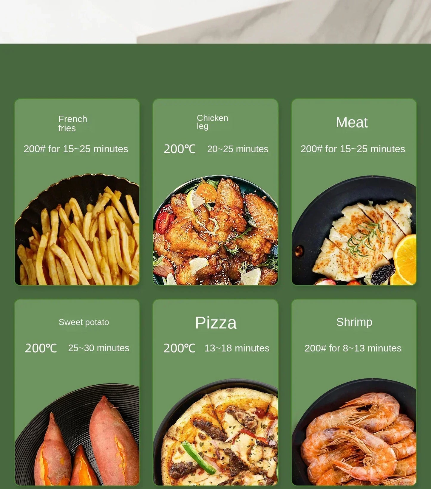 220V AUX Air Fryer and Oven Combo: Multifunctional, Fully Automatic, No Oil Technology, Easy-to-clean AF